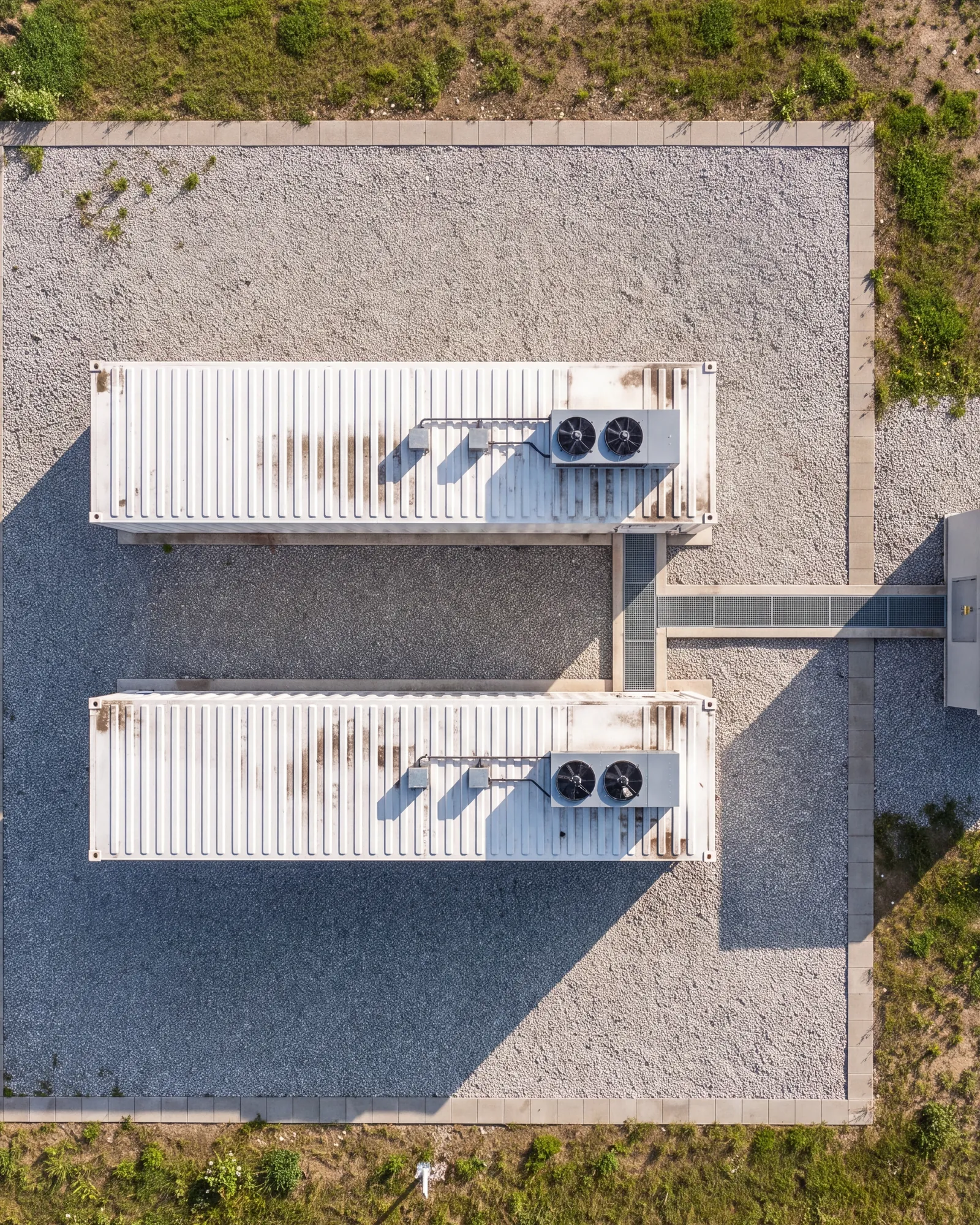 Luftbild-Visualisierung: Batteriespeicher